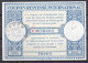 FRANCE 1951 Lo15  40 / 35 / 30 FRANCE  International Reply Coupon Reponse Antwortschein Cupon Respuesta  IRC IAS  VERNON - Antwoordbons
