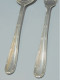 Delcampe - -COUVERT A SALADE 1 FOURCHETTE + 1 CUILLERE  ALFENIDE Style Louis XVI     E - Silverware