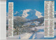 Almanach Du Facteur 1988, Aiguilles Verte Et Du Dru, Chapelle (Haute-Savoie) / Combloux (Haute-Savoie) OBERTHUR - Grand Format : 1981-90