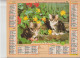 Almanach Du Facteur 1990, Chiots / Chatons, Ed. OLLER - Grand Format : 1981-90