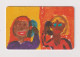 NAMIBIA  - Childs Painting Chip Phonecard - Namibia