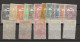 1913  MH Hungary Mi 128-144 - Unused Stamps