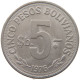 BOLIVIA 5 BOLIVIANOS 1976 #s101 0027 - Bolivie