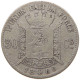 BELGIUM 50 CENTIMES 1866 #s091 0191 - 50 Cents