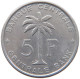 BELGIAN CONGO 5 FRANCS 1958 #s090 0075 - 1951-1960: Baldovino I
