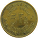 BELGIAN CONGO 5 FRANCS 1947 #s090 0407 - 1945-1951: Regentschap