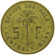 BELGIAN CONGO 5 FRANCS 1952 #s090 0397 - 1951-1960: Baudouin I.