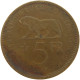 BELGIAN CONGO 5 FRANCS 1936 #s092 0093 - 1934-1945: Leopold III