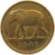 BELGIAN CONGO 2 FRANCS 1947 #s089 0181 - 1945-1951: Reggenza