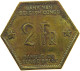 BELGIAN CONGO 2 FRANCS 1943 #s090 0423 - 1934-1945: Leopold III