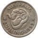 AUSTRALIA SHILLING 1955 #s101 0275 - Shilling
