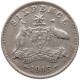 AUSTRALIA 6 PENCE 1945 #s091 0467 - Sixpence