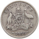 AUSTRALIA 6 PENCE 1936 #s094 0335 - Sixpence