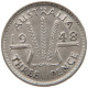 AUSTRALIA 3 PENCE 1948 #s091 0491 - Threepence