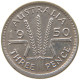 AUSTRALIA 3 PENCE 1950 #s091 0495 - Threepence