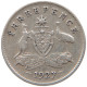 AUSTRALIA 3 PENCE 1927 #s096 0497 - Threepence