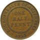 AUSTRALIA 1/2 PENNY 1935 #s099 0355 - ½ Penny