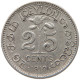 CEYLON 25 CENTS 1910 #s096 0509 - Sri Lanka