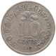 CEYLON 10 CENTS 1910 #s091 0049 - Sri Lanka