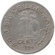 CEYLON 10 CENTS 1894 #s100 0661 - Sri Lanka (Ceylon)