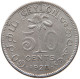 CELYON 50 CENTS 1928 #s101 0281 - Sri Lanka (Ceylon)