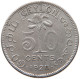 CELYON 50 CENTS 1928 #s101 0281 - Sri Lanka