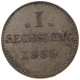 GERMAN STATES SECHSLING 1855 HAMBURG #s091 0009 - Taler En Doppeltaler