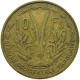 FRENCH WEST AFRICA 10 FRANCS 1956 #s089 0147 - French West Africa