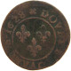 FRANCE DOUBLE TOURNOIS 1628 #s100 0411 - 1610-1643 Louis XIII The Just