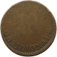 FRANCE 10 CENTIMES 1814 ANVERS ANTWERP Louis XVIII (1814) #sm12 0269 - 1814 Siège D’Anvers