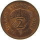 FALKLAND ISLANDS 1/2 PENNY 1980 #s096 0641 - Malvinas