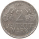 GERMANY BRD 2 MARK 1951 F #s092 0251 - 2 Mark