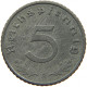 GERMANY 5 REICHSPFENNIG 1942 A #s091 0819 - 5 Reichspfennig