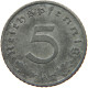 GERMANY 5 REICHSPFENNIG 1941 A #s091 0905 - 5 Reichspfennig
