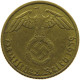 GERMANY 5 REICHSPFENNIG 1939 J #s091 0719 - 5 Reichspfennig