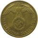 GERMANY 5 REICHSPFENNIG 1939 J #s091 0613 - 5 Reichspfennig