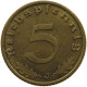 GERMANY 5 REICHSPFENNIG 1939 J #s091 0623 - 5 Reichspfennig