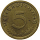 GERMANY 5 REICHSPFENNIG 1939 G #s091 0601 - 5 Reichspfennig