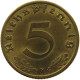GERMANY 5 REICHSPFENNIG 1939 F #s091 0695 - 5 Reichspfennig