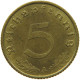 GERMANY 5 REICHSPFENNIG 1939 A #s091 0751 - 5 Reichspfennig