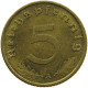 GERMANY 5 REICHSPFENNIG 1939 A #s091 0713 - 5 Reichspfennig