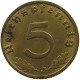 GERMANY 5 REICHSPFENNIG 1938 J #s091 0631 - 5 Reichspfennig