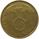 GERMANY 5 REICHSPFENNIG 1938 J #s091 0589 - 5 Reichspfennig