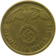 GERMANY 5 REICHSPFENNIG 1938 G #s091 0801 - 5 Reichspfennig