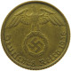 GERMANY 5 REICHSPFENNIG 1938 D #s091 0697 - 5 Reichspfennig