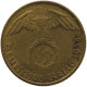 GERMANY 5 REICHSPFENNIG 1938 E #s091 0639 - 5 Reichspfennig
