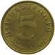 GERMANY 5 REICHSPFENNIG 1938 A #s091 0773 - 5 Reichspfennig