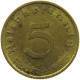 GERMANY 5 REICHSPFENNIG 1938 A #s091 0735 - 5 Reichspfennig