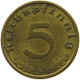 GERMANY 5 REICHSPFENNIG 1938 J #s091 0795 - 5 Reichspfennig