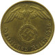 GERMANY 5 REICHSPFENNIG 1938 J #s091 0795 - 5 Reichspfennig